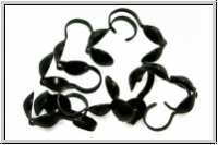 Quetschkalotten, 3mm, Biege�se, schwarz, Eisen, 10 Stk.