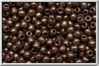 b�hm. Glasperle, rund, 2mm, bronze, met., 150 Stk.