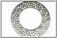 Verbinder "Lochring", 50mm, antiksilberfb., Metall, 1 Stk.