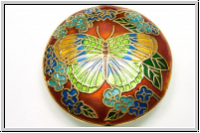 Cloissone-Perle "Schmetterling", Statement, 41mm, 1 Stk.
