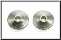 Spacer "Diskus", 11x4,2mm, silberfb., Tibetsilber, 5 Stk.