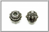 Spacer "Troddel", 7x7mm, antiksilberfb., Tibetsilber, 5 Stk.