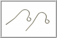 Ohrhaken "Swing", 22x12x0,8, platinfb., Edelstahl, 1 Paar