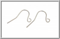 Ohrhaken "Swing", 18x11x0,6, silberfb., Eisen, 1 Paar