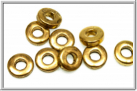 Spacer "Ring", 6mm, goldfb., Tibetsilber, 10 Stk.