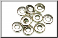 Spacer "Ring", 6mm, silberfb., Tibetsilber, 10 Stk.