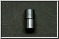 Schraubverschluss "Tonne", 15x7mm, hematitefb., Metall, 1 Stk.