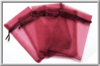 Organzabeutel, 9x7mm, red, dk., 1 Stk.