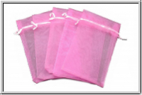 Organzabeutel, 9x7mm, pink, hot, 1 Stk.