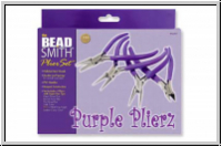 Zangenset "Purple Plierz" in purple-farbenem Kunstlederetui, 1 Stk.