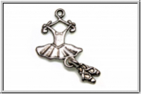 Anh�nger "Eleve", 24x12mm, antiksilberfb., Metall, 1 Stk.