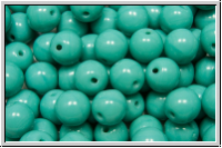 b�hm. Glasperle, rund, 6mm, jade, op., 25 Stk.