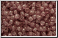 b�hm. Glasperle, rund, 2mm, crystal, trans., rose marbled, 150 Stk.