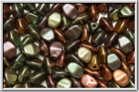 PB-00030-01640, Pinch Beads, 5x3mm, purple gold, met., iris., satin, 65 Stk.