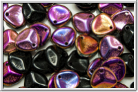 RP-23980-29501, Rose Petals, 8x7mm, black, op., half sliperit, 50 Stk.