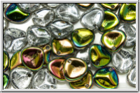 RP-00030-28101, Rose Petals, 8x7mm, crystal, trans., half vitrail, 50 Stk.