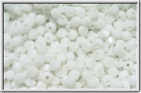 B�hm. Kristallschliffperle, Bicone, 3mm, white, op., 50 Stk.