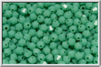 B�hm. Kristallschliffperle, Bicone, 3mm, turquoise, op., 50 Stk.