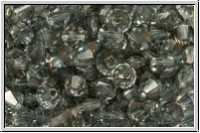 B�hm. Kristallschliffperle, Bicone, 4mm, crystal, trans., lumi ice, 50 Stk.