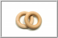 Holzring, rund, natur, 29mm, 1 Stk.