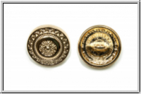 Knopf "Maritim", 12,5mm, goldfb., Metall, 1 Stk.