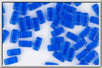 PRISM Beads, 4x8mm, sapphire, trans., 20 Stk.