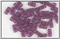 PRISM Beads, 4x8mm, amethyst, trans., matte, 20 Stk.