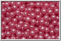 b�hm. Glasperle, rund, 4mm, white, alabaster, pearl shine baby pink, 50 Stk.