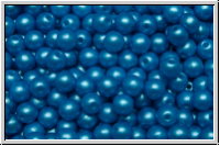 b�hm. Glasperle, rund, 4mm, white, alabaster, pearl shine blue, 50 Stk.