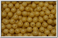b�hm. Glasperle, rund, 4mm, caramel, op., 50 Stk.