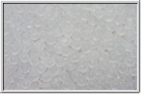 b�hm. Glasperle, rund, 3mm, crystal, trans., matte, 50 Stk.