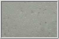 b�hm. Glasperle, rund, 3mm, white, alabaster, 50 Stk.
