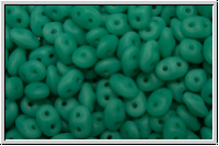 SD-63130-84110, SuperDuo Beads, turquoise, op., matte, 10g