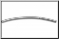 Steck-Verschluss GRIFFIN, 5,8cmx1,6mm, versilbert, Messing, 1 Stk.