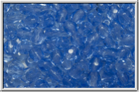 B�hm. Glasschliffperle, feuerpol., 4mm, sapphire, med., trans., 50 Stk.