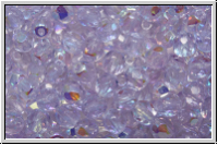 B�hm. Glasschliffperle, feuerpol., 4mm, alexandrite, trans., AB, 50 Stk.