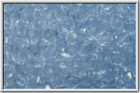B�hm. Glasschliffperle, feuerpol., 4mm, sapphire, lt., trans., 50 Stk.