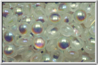 Candy-Beads�, 8mm, crystal, trans., AB, 25 Stk.