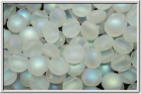 Candy-Beads�, 8mm, crystal, trans., matte, AB, 25 Stk.