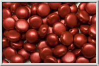 Candy-Beads�, 8mm, lava red, met., satin, 25 Stk.