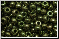 b�hm. Rocailles, 01/0, green, met., 40 Stk.