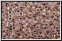 RR-11-0198, MIYUKI Rocailles, 11/0, white, opal, copper-ld., 5g (Kleinere Menge!)