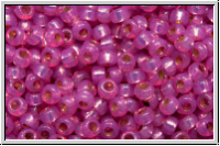 RR-11-4238, MIYUKI Rocailles, 11/0, rose, dusty (dyed), trans., silver-ld., duracoat, 10g