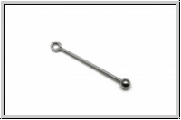 Wechselstab mit Kugel, 36mm, silberf., Metall, 1 Stk.