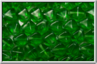 b�hm. Glasperle, Bicone, 6mm, chrysolite, lt., trans., 30 Stk.
