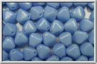 b�hm. Glasperle, Bicone, 6mm, sapphire, lt., op., 30 Stk.