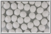 B�hm. Glasschliffperle, feuerpol., 8mm, white, op., 10 Stk.