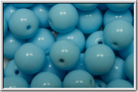 b�hm. Glasperle, rund, 8mm, aqua, lt., op., 10 Stk.