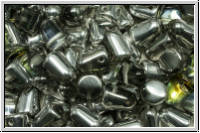 B�hm. Gumdrop-Beads, 7x10mm, crystal, trans., sahara, 12 Stk.