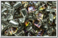 B�hm. Gumdrop-Beads, 7x10mm, crystal, trans., volcano, 12 Stk.